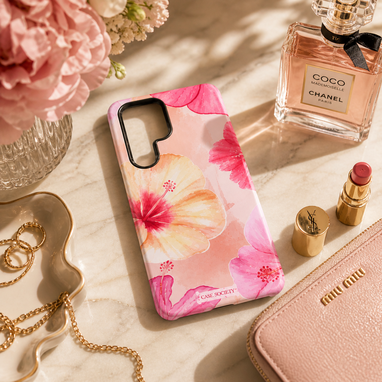 Golden Hibiscus Samsung Tough Case