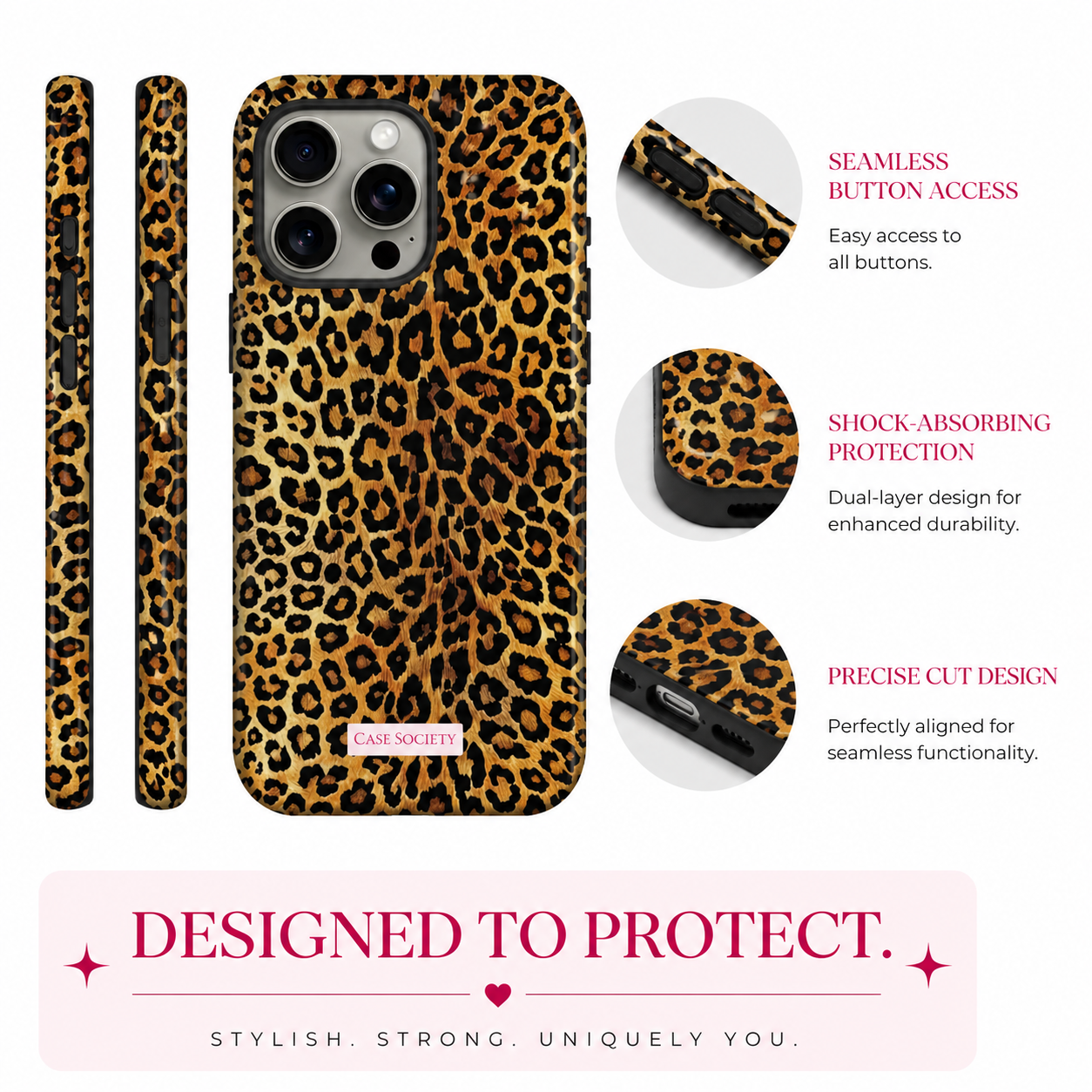Wild Luxe iPhone Tough Case