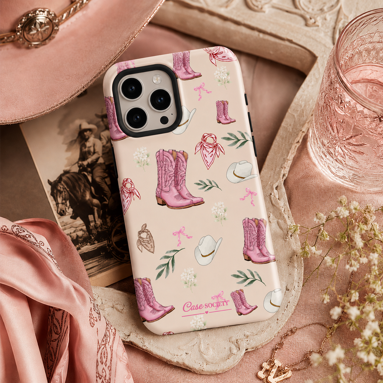 Rodeo Romance iPhone Tough Case
