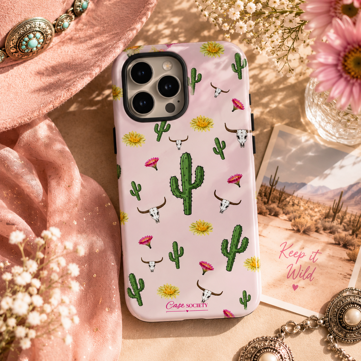 Desert Bloom iPhone Tough Case