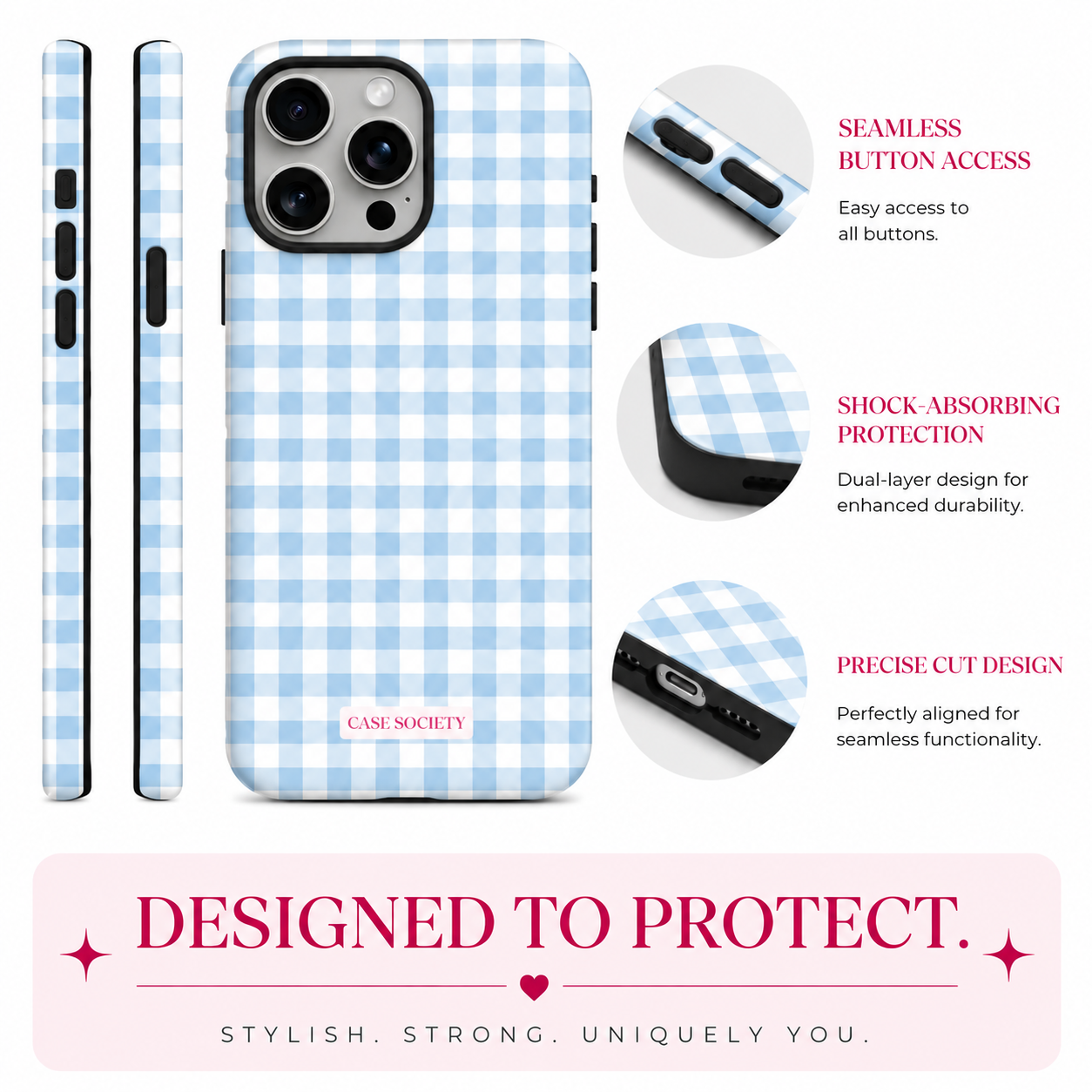 Azure Picnic iPhone Tough Case