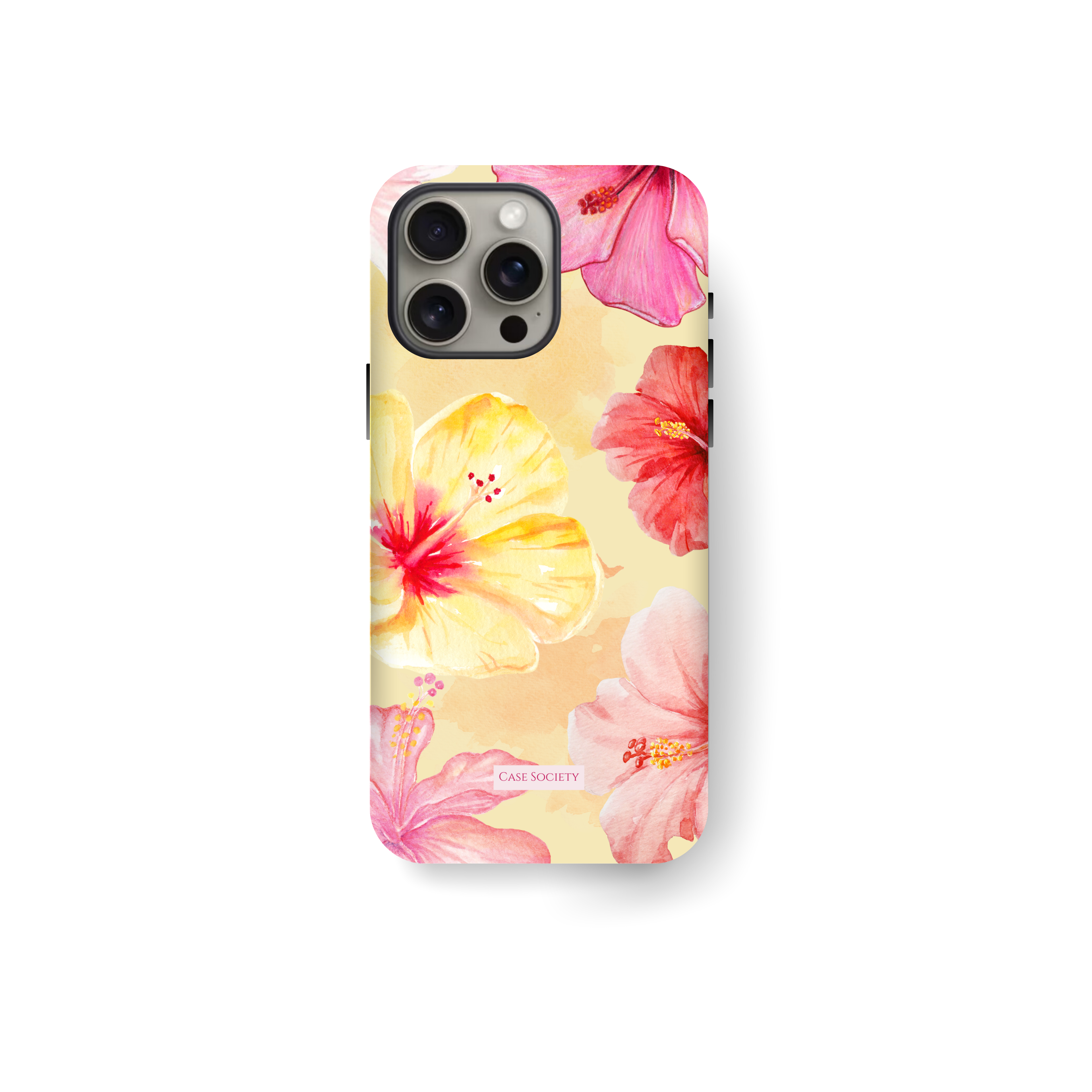 Golden Hibiscus iPhone Tough Case